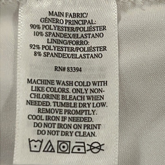 NWT ETONIC | Tennis Butterfly Hem Woven Skort | Size XL - Picture 5 of 7